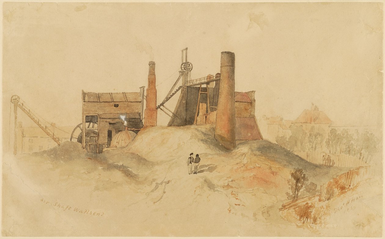 Vzduchová šachta, Wallsend od Thomas H. Hair