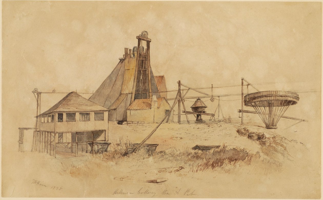Hebburn Colliery, jáma A od Thomas H. Hair