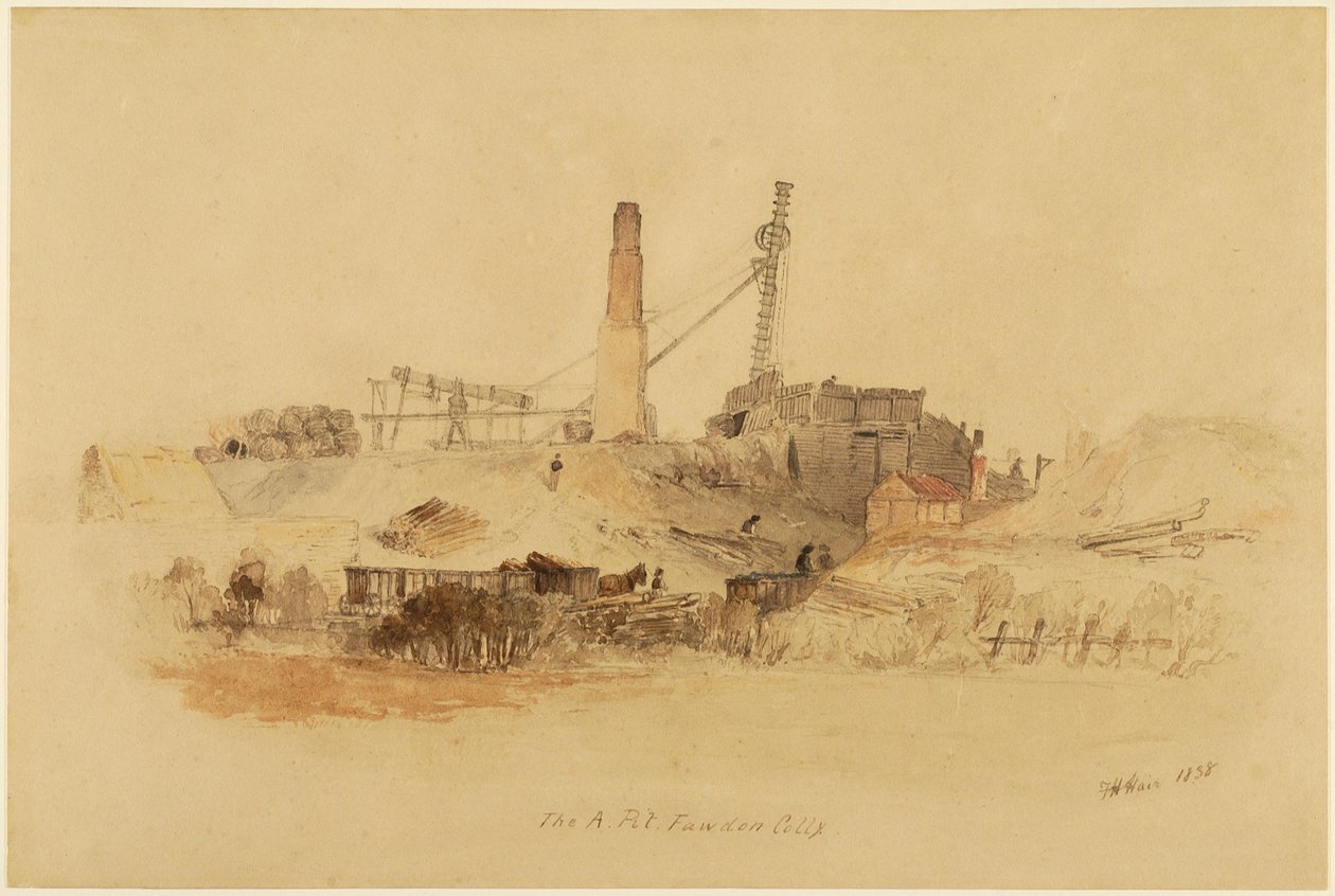 Pit, Fawden Colliery od Thomas H. Hair