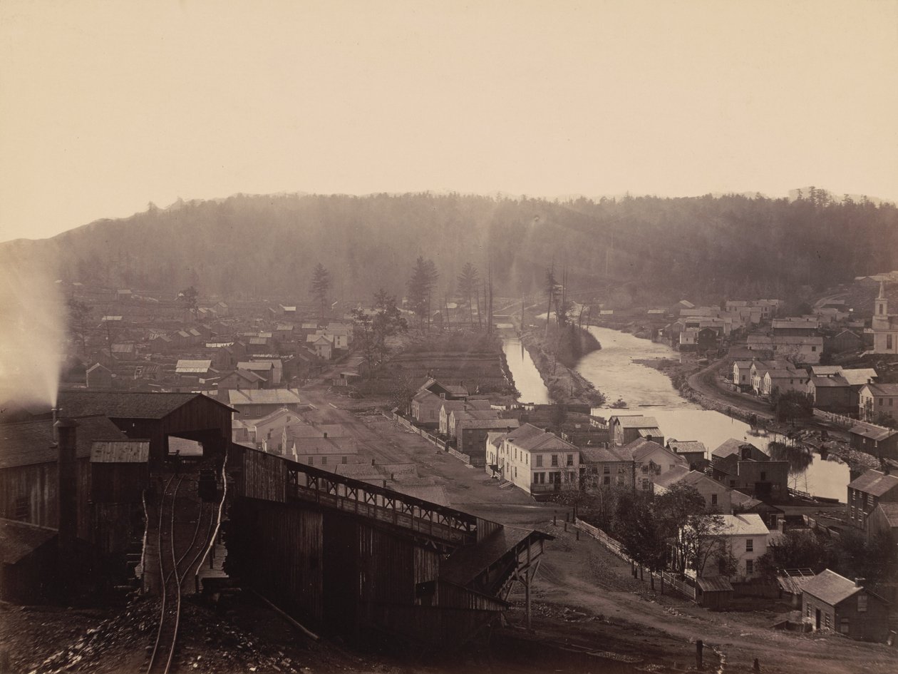 Archbald, Del.  Hudson Canal Co.,c. 1863-1865 (foto) od Thomas H. Johnson