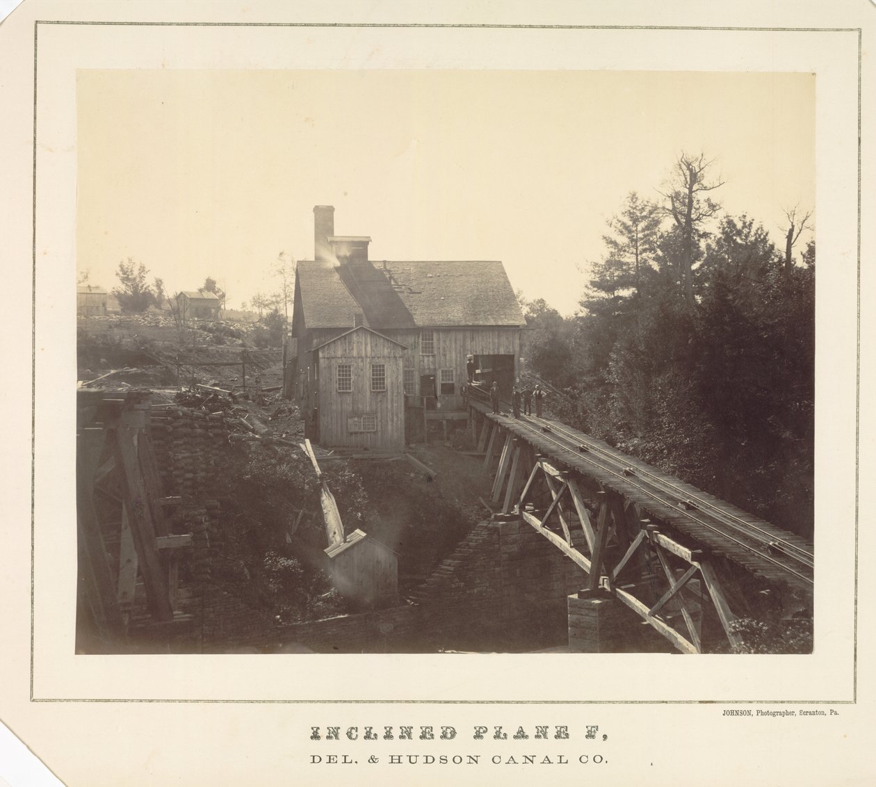 Nakloněná rovina F, Delaware a Hudson Canal Co. od Thomas H. Johnson