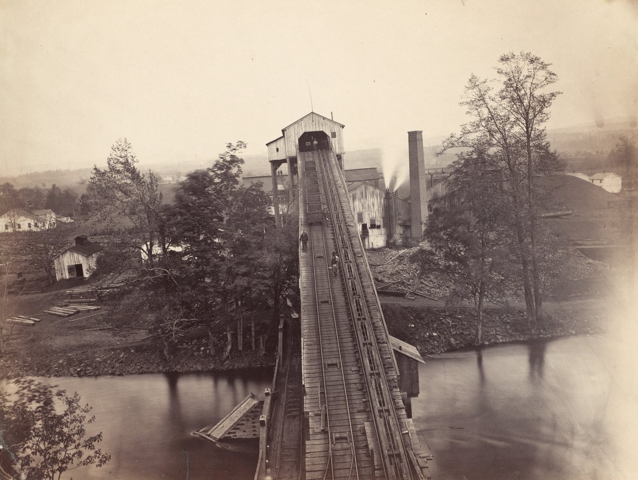 Von Storch Breaker, Del. & Hudson Canal Co., c. 1863-1865. od Thomas H. Johnson