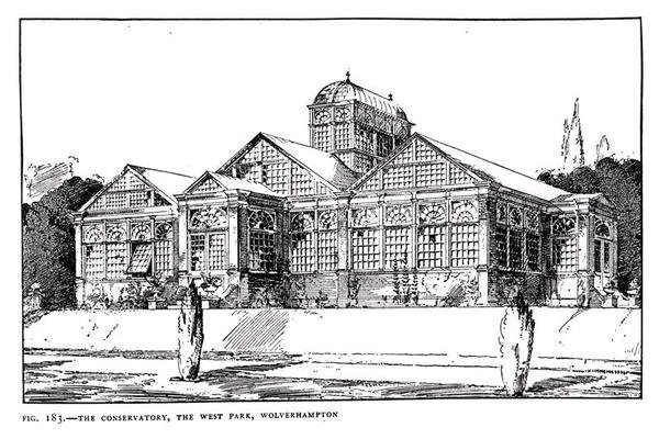 The Conservatory, the West Park, Wolverhampton, from 