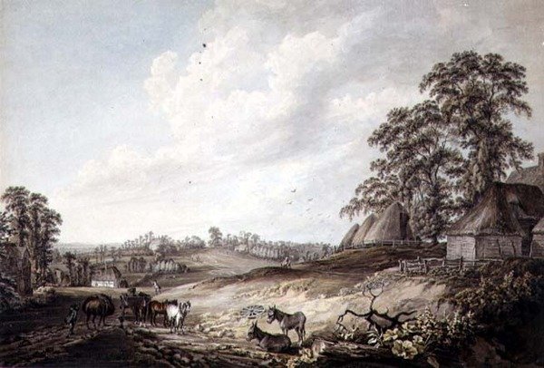 Pohled na Suffolk od Thomas Hearne