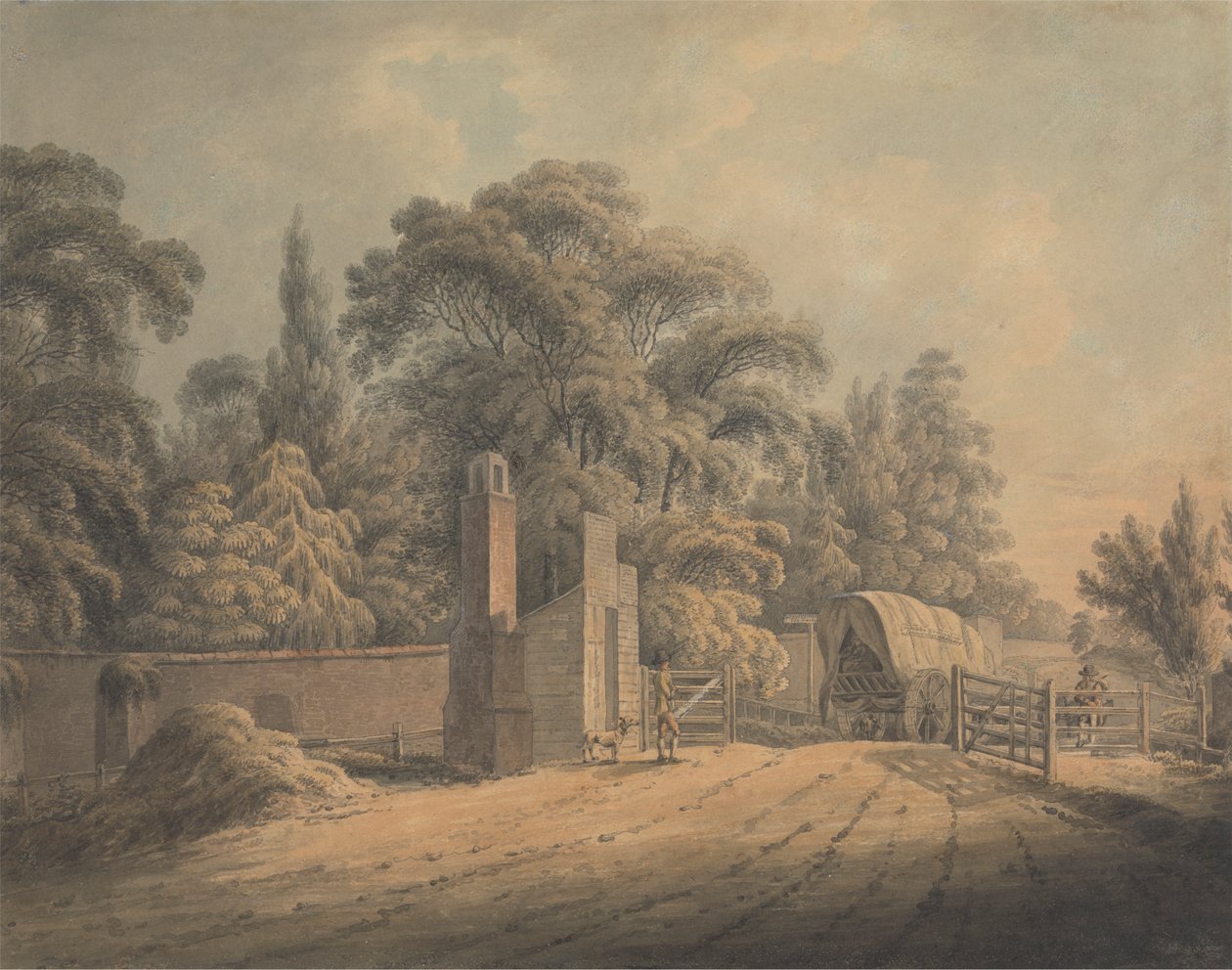Bayswater Turnpike od Thomas Hearne