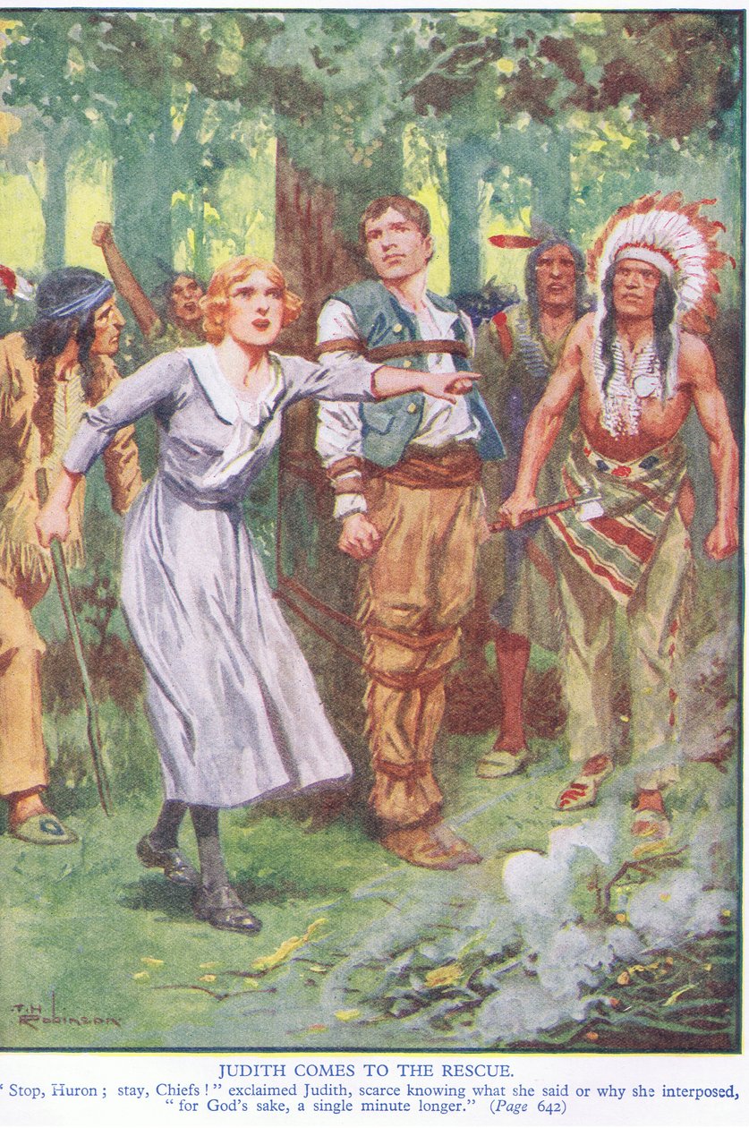 Judith přichází na pomoc (barevná litografie) od Thomas Heath Robinson
