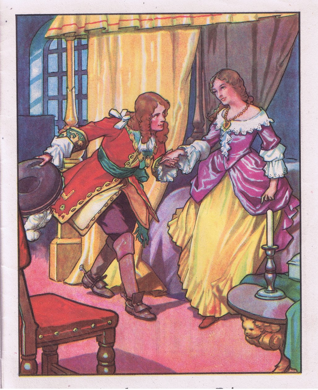 "Můj princ", zašeptala (litho) od Thomas Heath Robinson