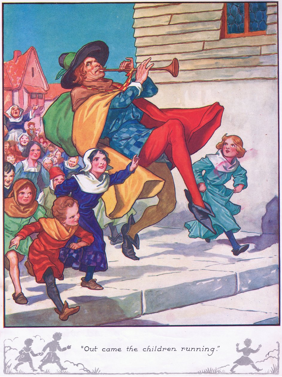 Ven vyběhly děti (barevná litografie) od Thomas Heath Robinson