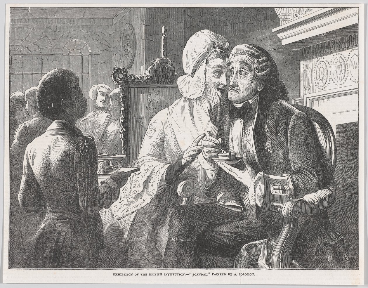 Scandal, from Illustrated London News, 15. února 1851, 15. února 1851. od Thomas Heaviside