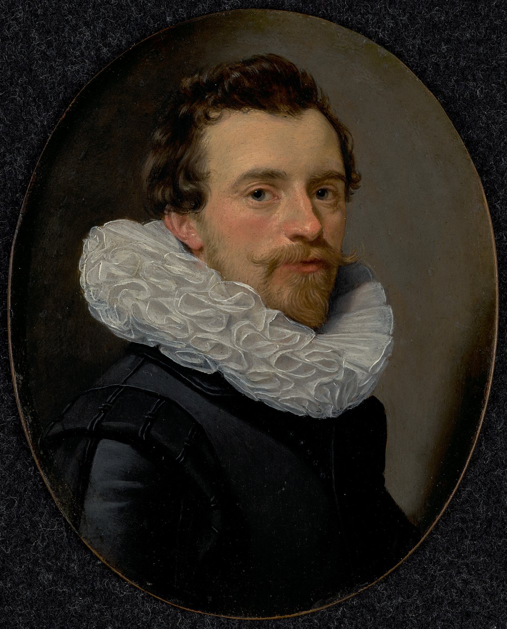 Portrét mladého muže s ruffem od Thomas Hendricksz. de Keyser