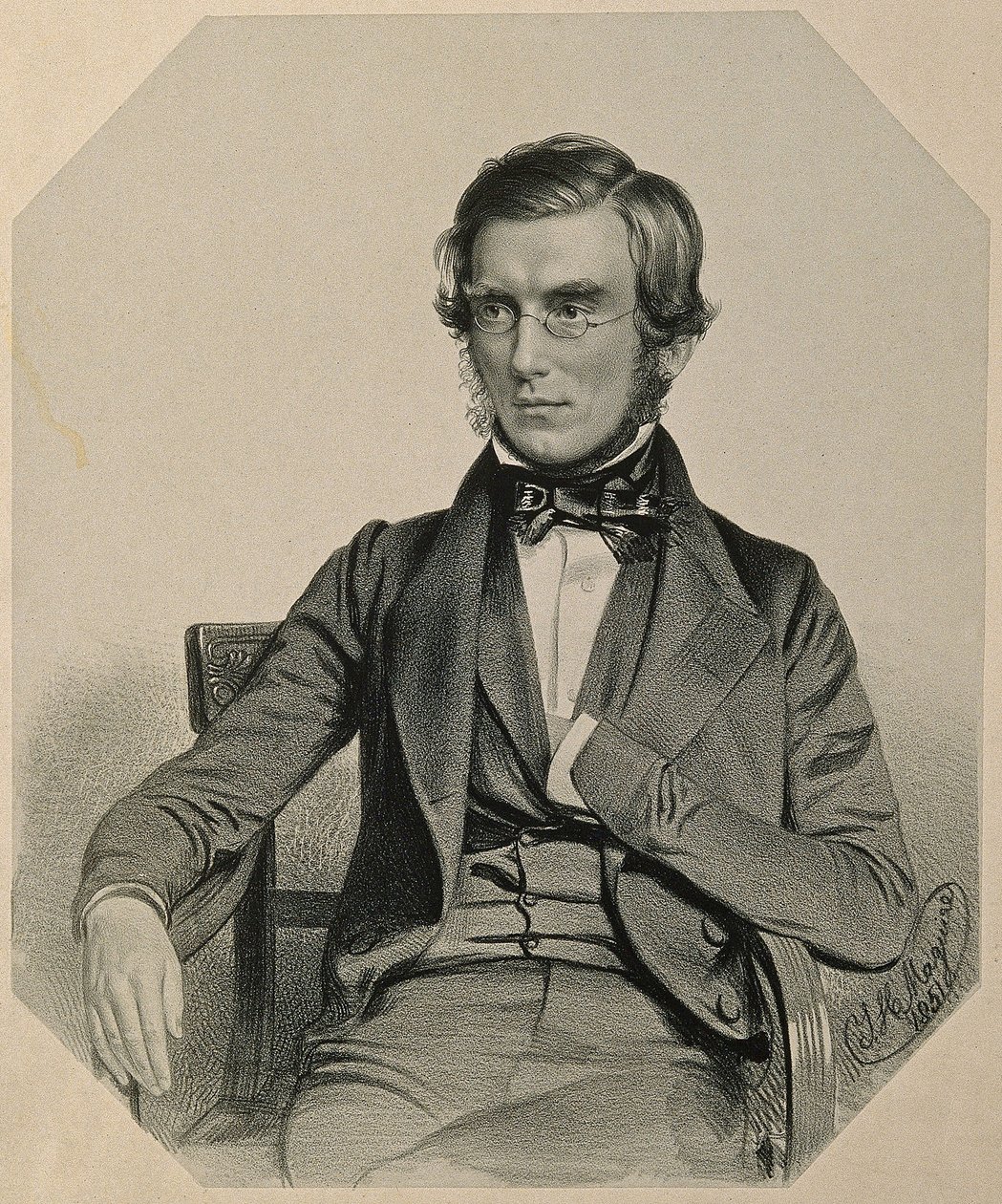 Portrét sira Josepha Daltona Hookera, 1851 od Thomas Herbert Maguire