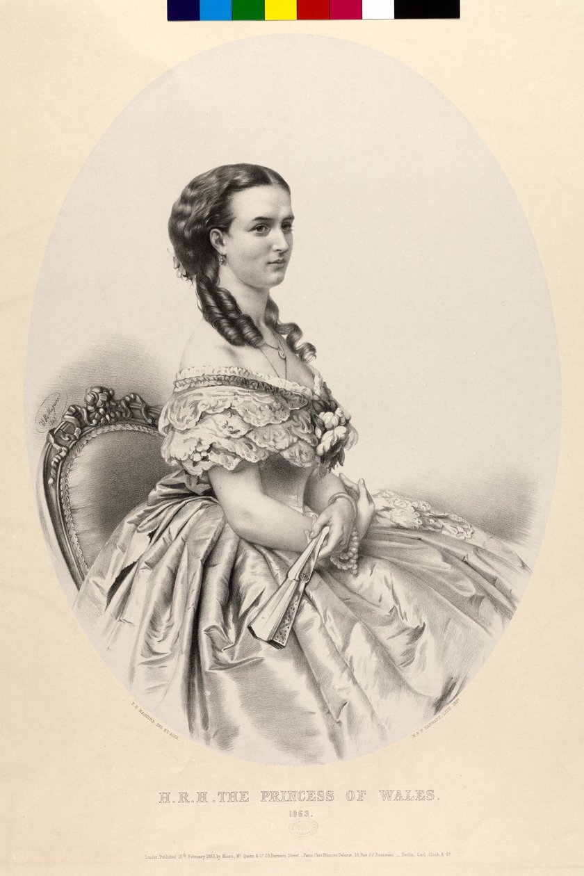 Dánská princezna Alexandra od Thomas Herbert Maguire