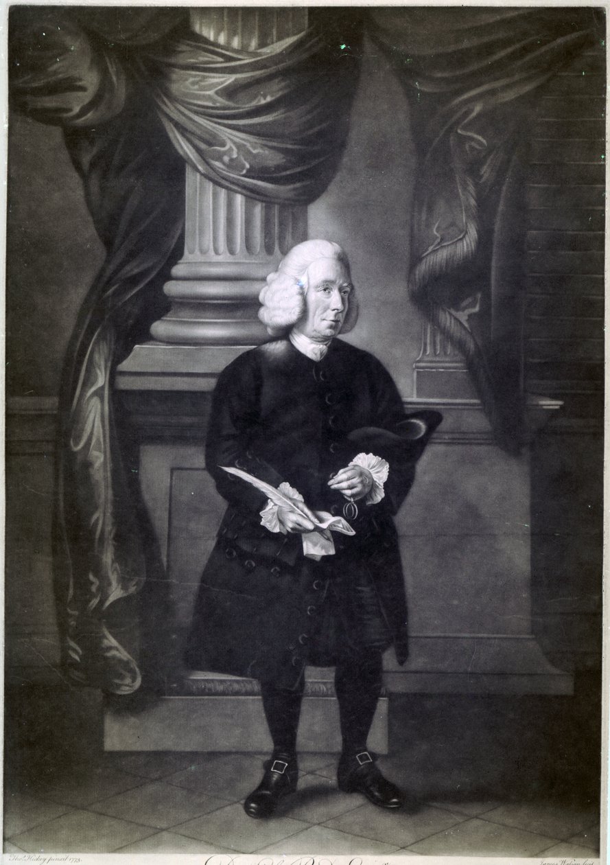 Daniel Race, vyrytý Jamesem Watsonem, 1773 od Thomas Hickey