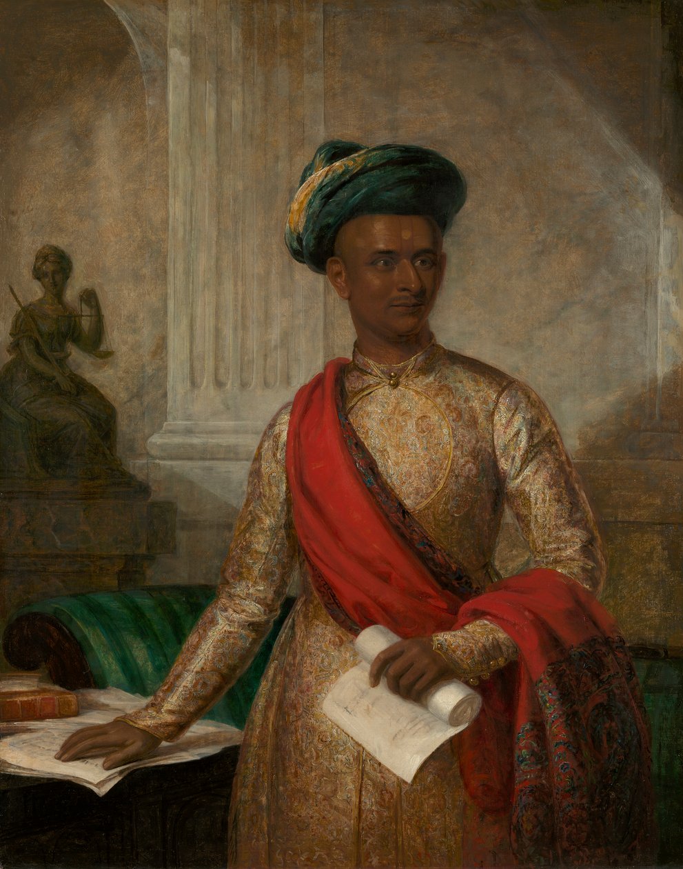 Purniya, hlavní ministr Mysore od Thomas Hickey