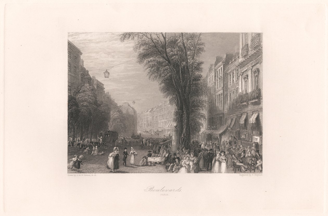 Boulevards, Paříž od Thomas Higham
