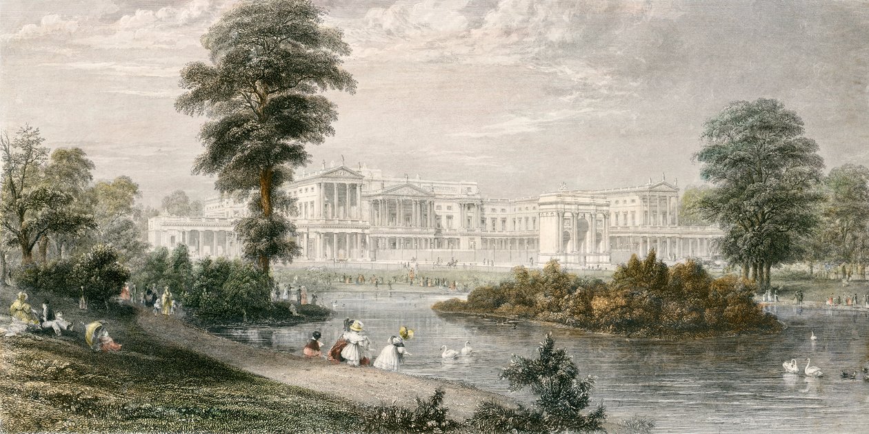 Buckinghamský palác, Westminster, Londýn, 1835 od Thomas Higham