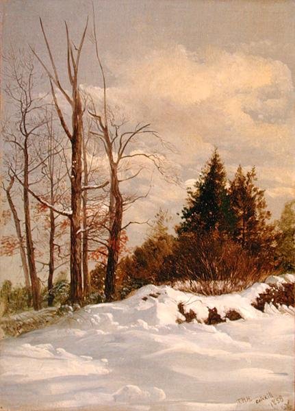 Catskill zimní krajina od Thomas Hiram Hotchkiss