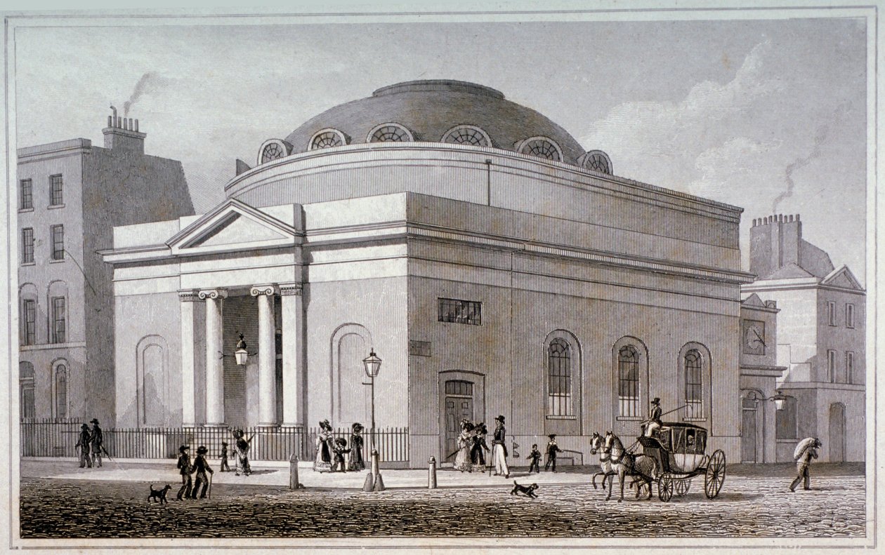 Kaple Albion, Londýn, c1827. od Thomas Hosmer Shepherd