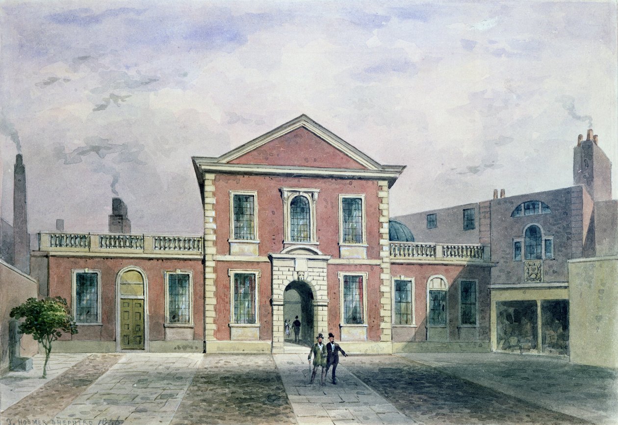 Sál holičských chirurgů, 1846 od Thomas Hosmer Shepherd