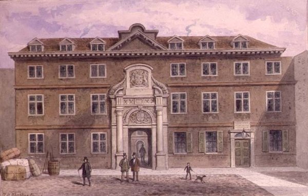 Blackwell Hall, c 1820 (akvarel) od Thomas Hosmer Shepherd