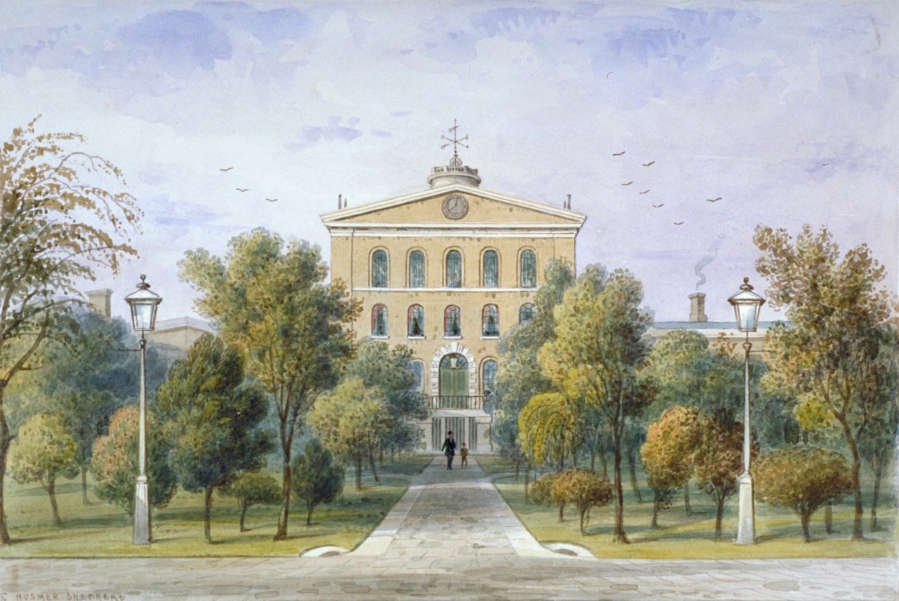 Bridewellova věznice v Tothill Fields, Westminster, Londýn, c1850 od Thomas Hosmer Shepherd