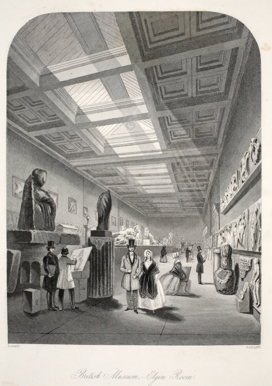Britské muzeum, Elgin Room, z hospody 