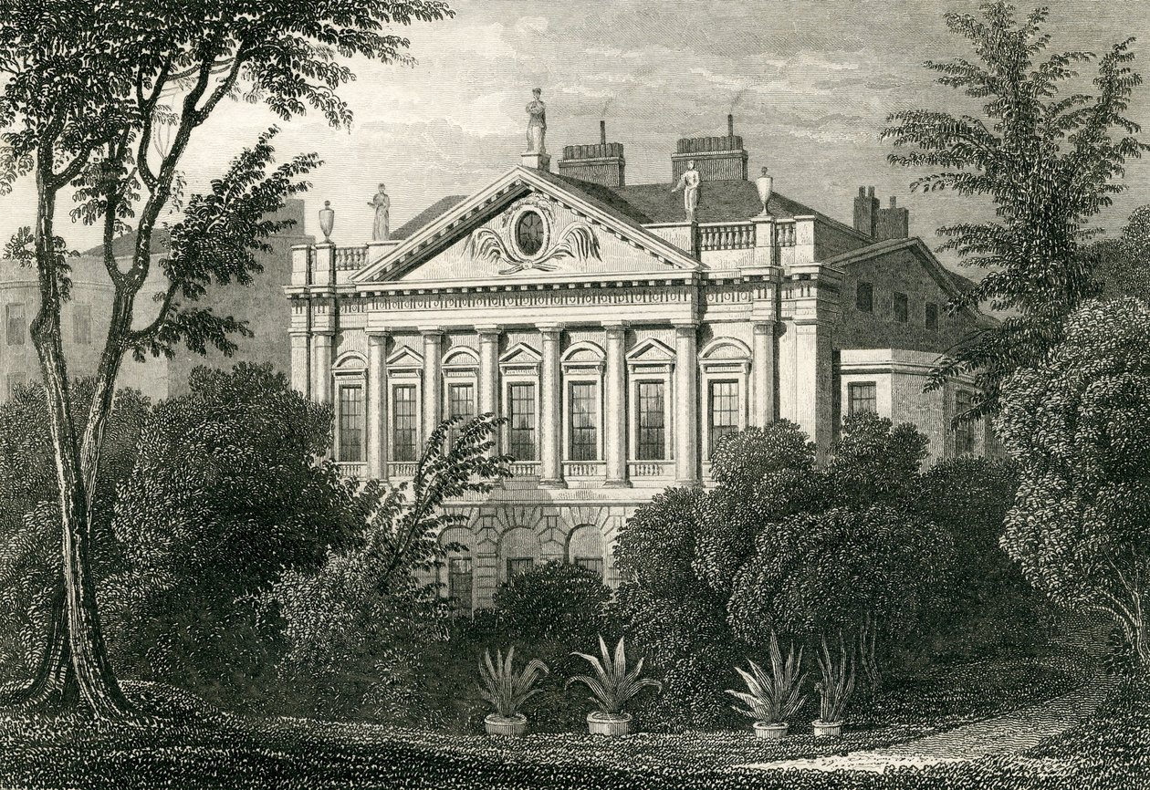 Dům hraběte Spencera, Green Park, 1829 od Thomas Hosmer Shepherd