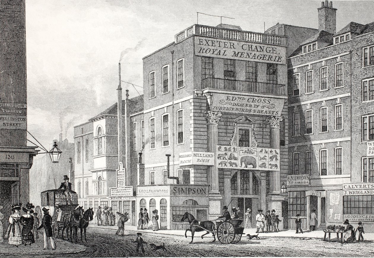 Exeter Change, Strand, z knihy "London and it