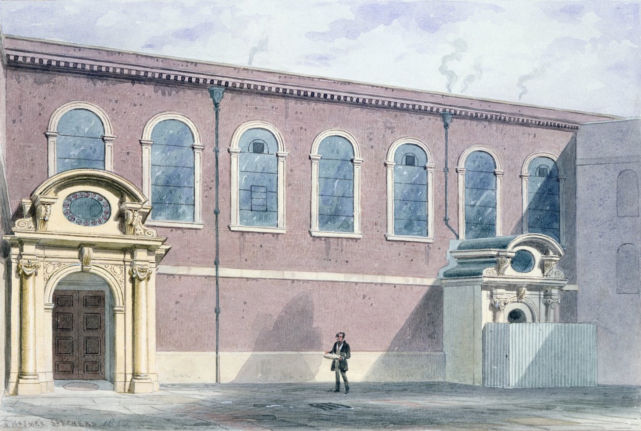 Haberdashers Hall, 1852 od Thomas Hosmer Shepherd