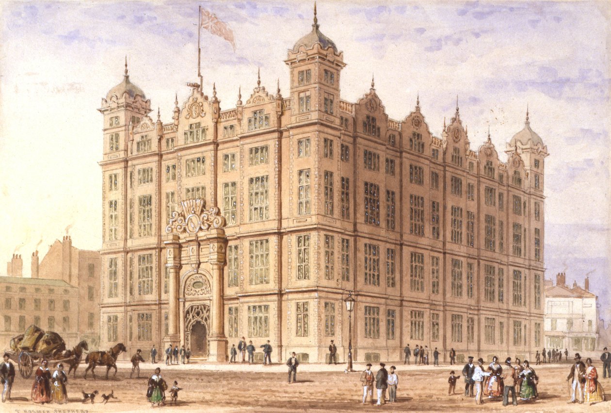 Liverpool Sailors" Home, 1850 od Thomas Hosmer Shepherd