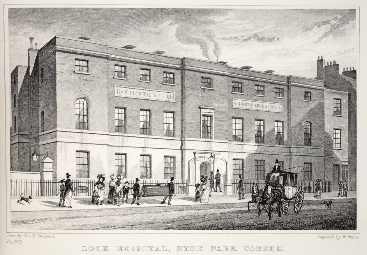 Lock Hospital, Hyde Park Corner, z hospody "London and it