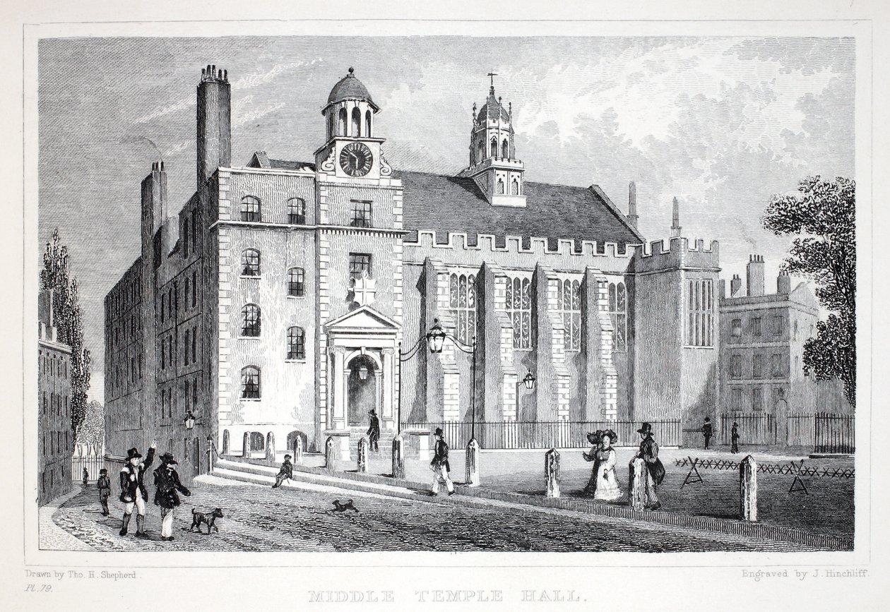 Middle Temple, z hospody 