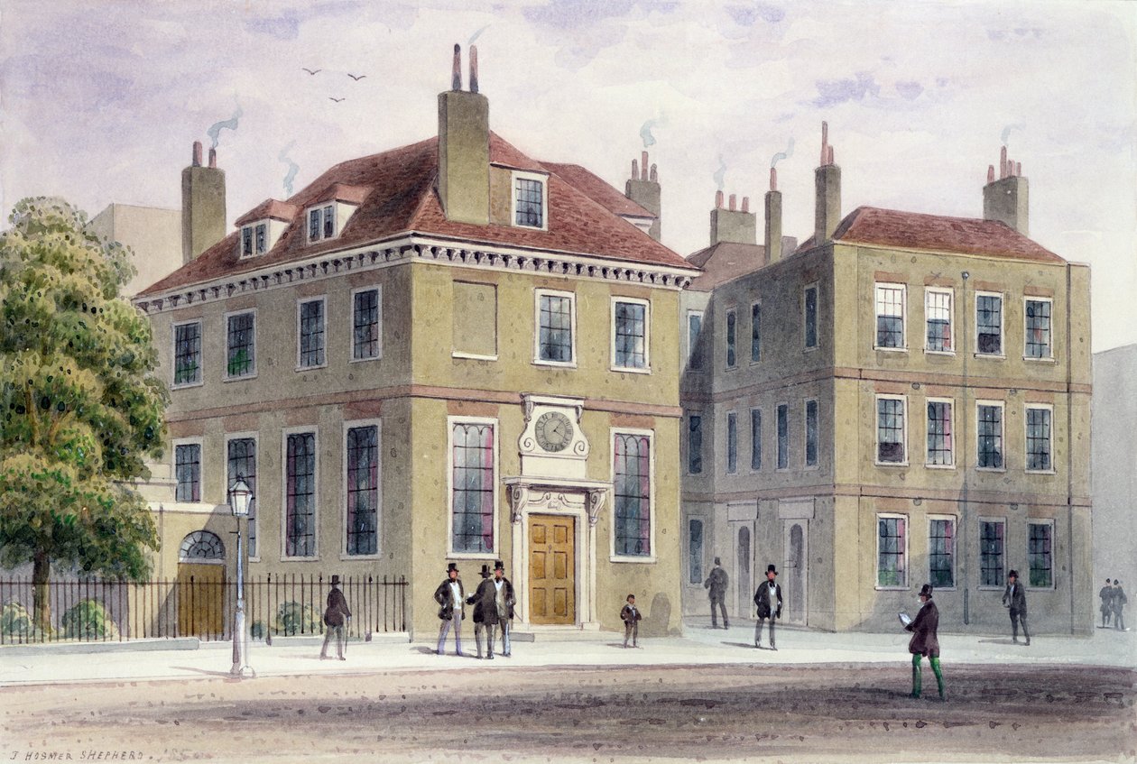 New Inn, 1850 od Thomas Hosmer Shepherd
