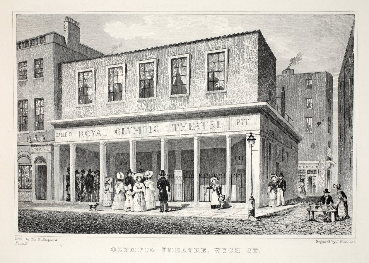 Olympic Theatre, Wyck Street, z hospody 