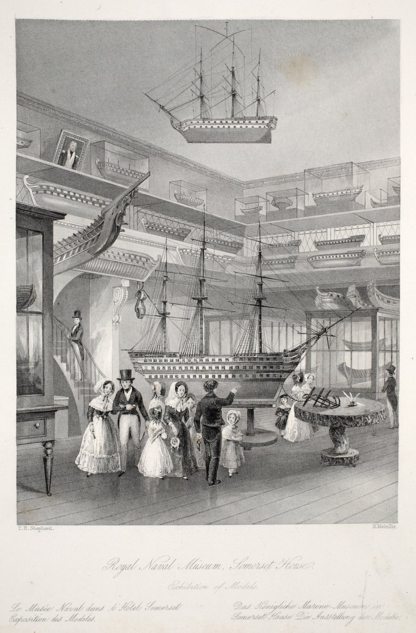 Royal Naval Museum, Somerset House, z 