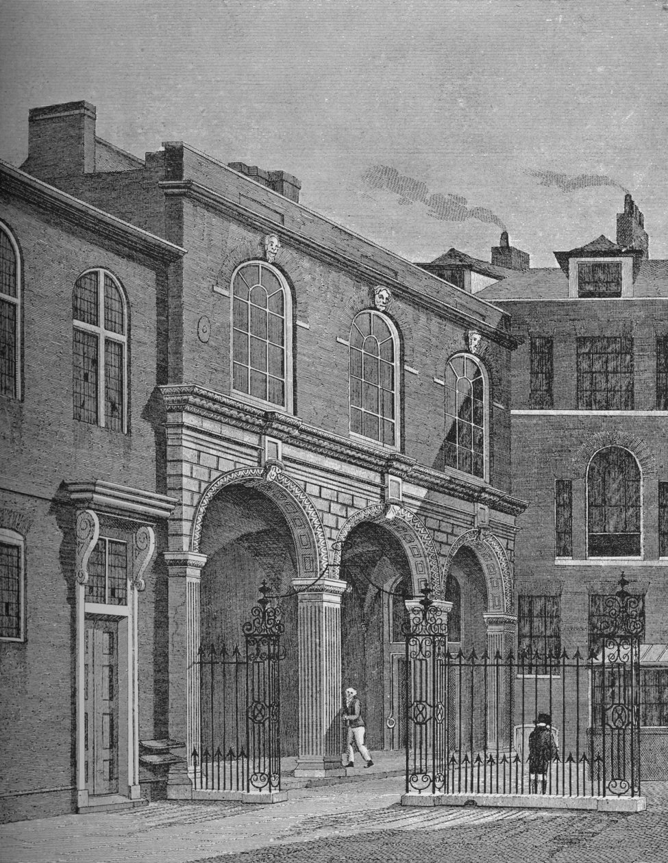 Salters Hall, City of London, 1822 1911 od Thomas Hosmer Shepherd