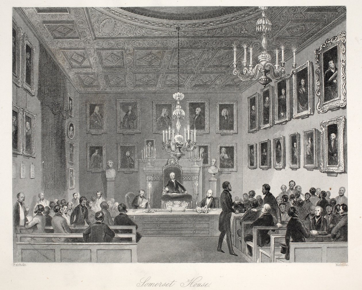 Somerset House, z hospody 