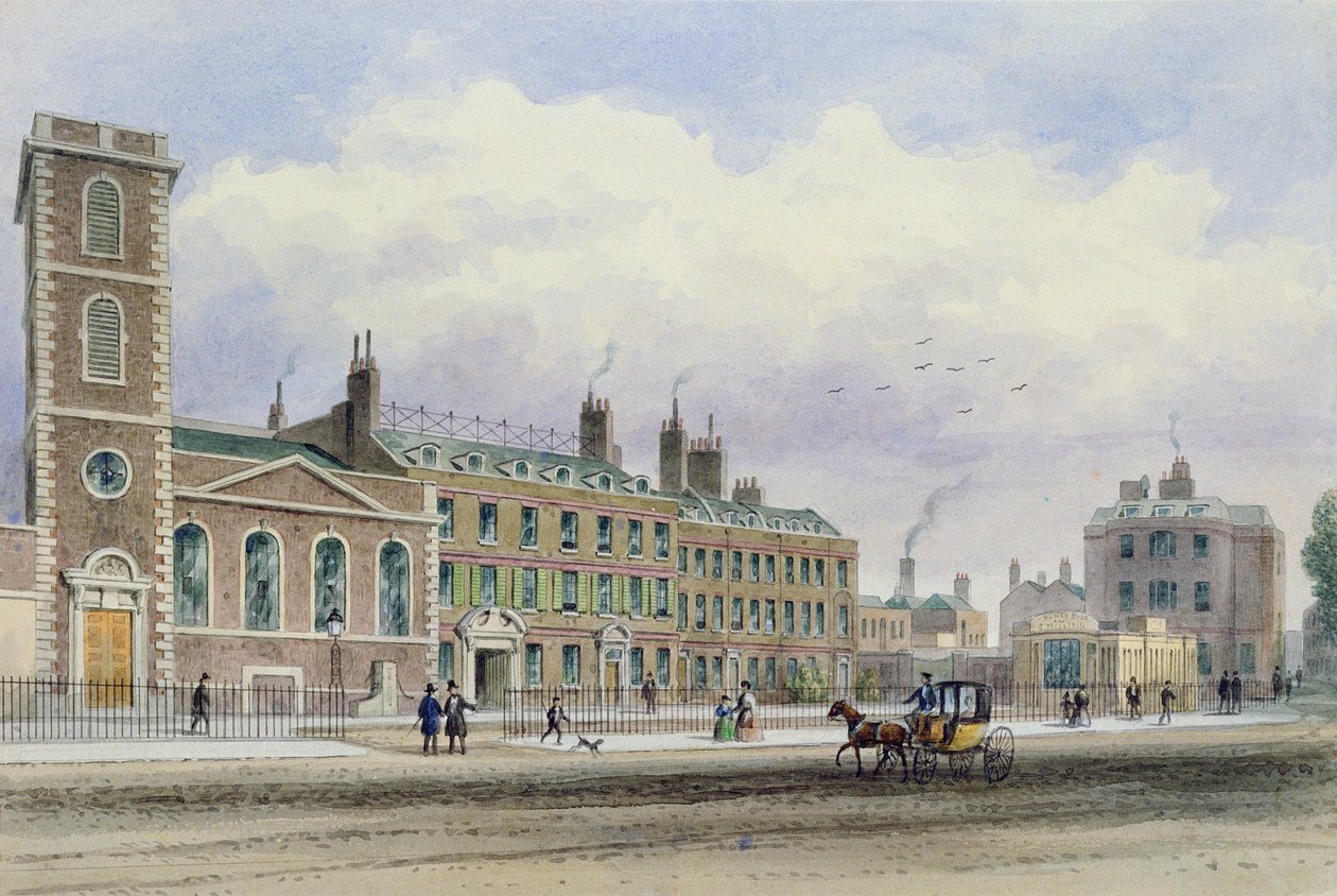 Kostel svatého Tomáše, Southwark, Londýn od Thomas Hosmer Shepherd