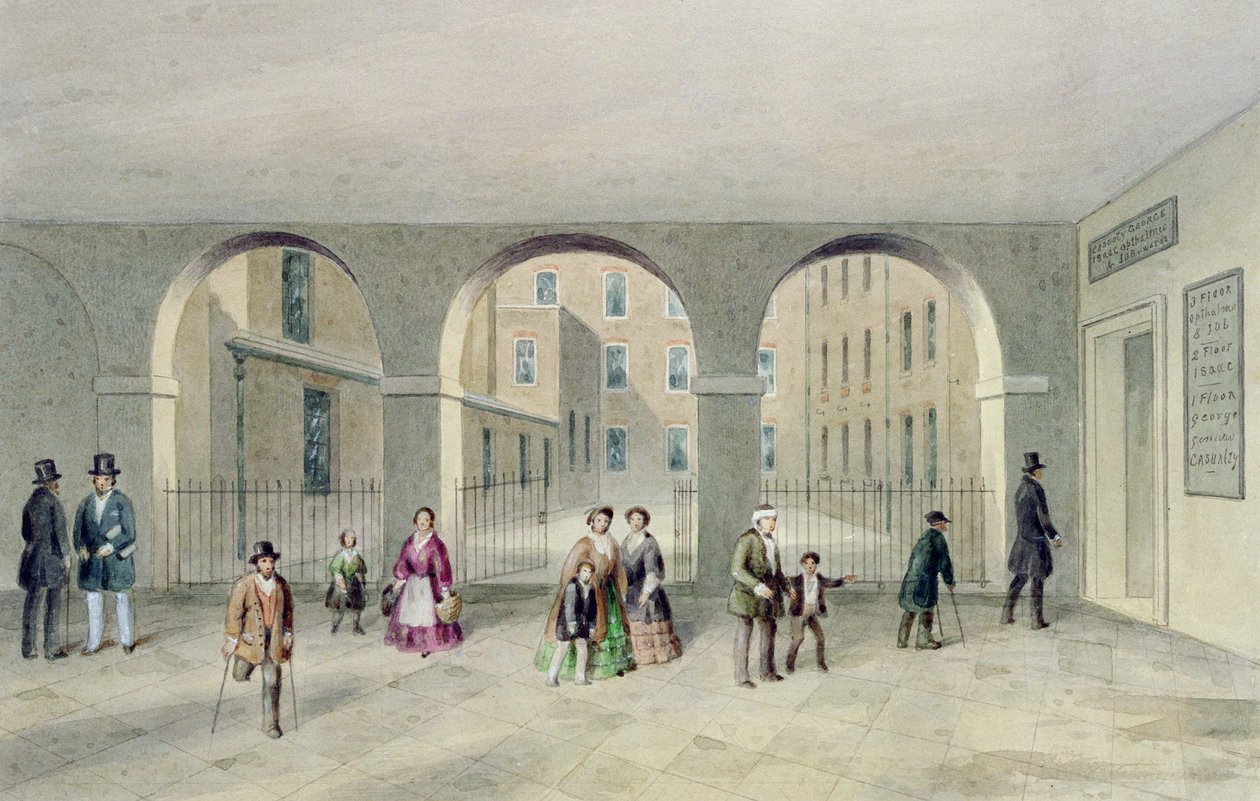 Nemocnice svatého Tomáše, Southwark, Londýn od Thomas Hosmer Shepherd