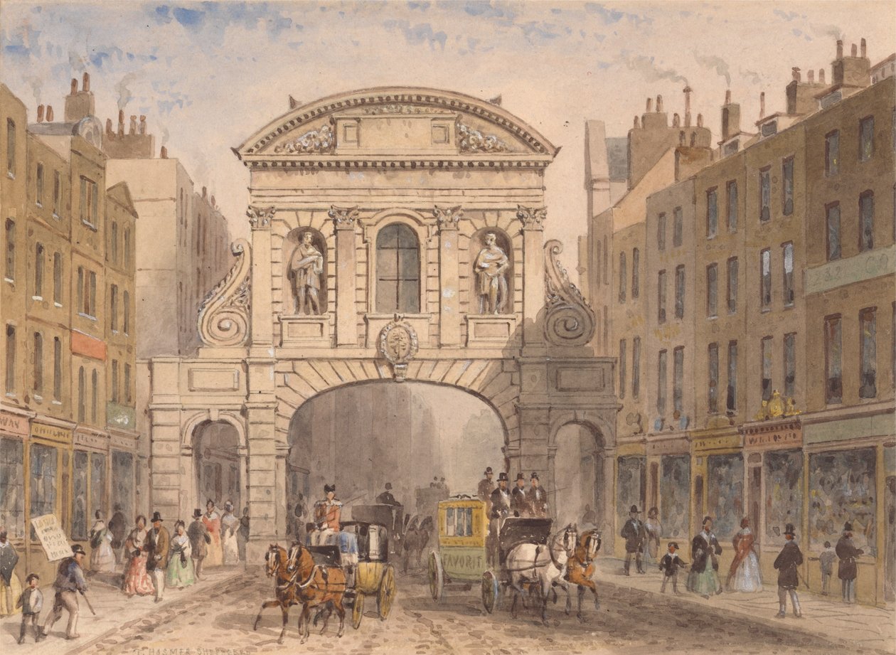 Temple Bar od Thomas Hosmer Shepherd