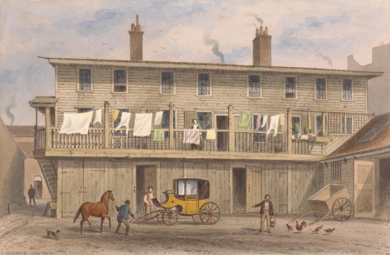 The Vine Inn, Vine Yard, Aldersgate v City of London od Thomas Hosmer Shepherd