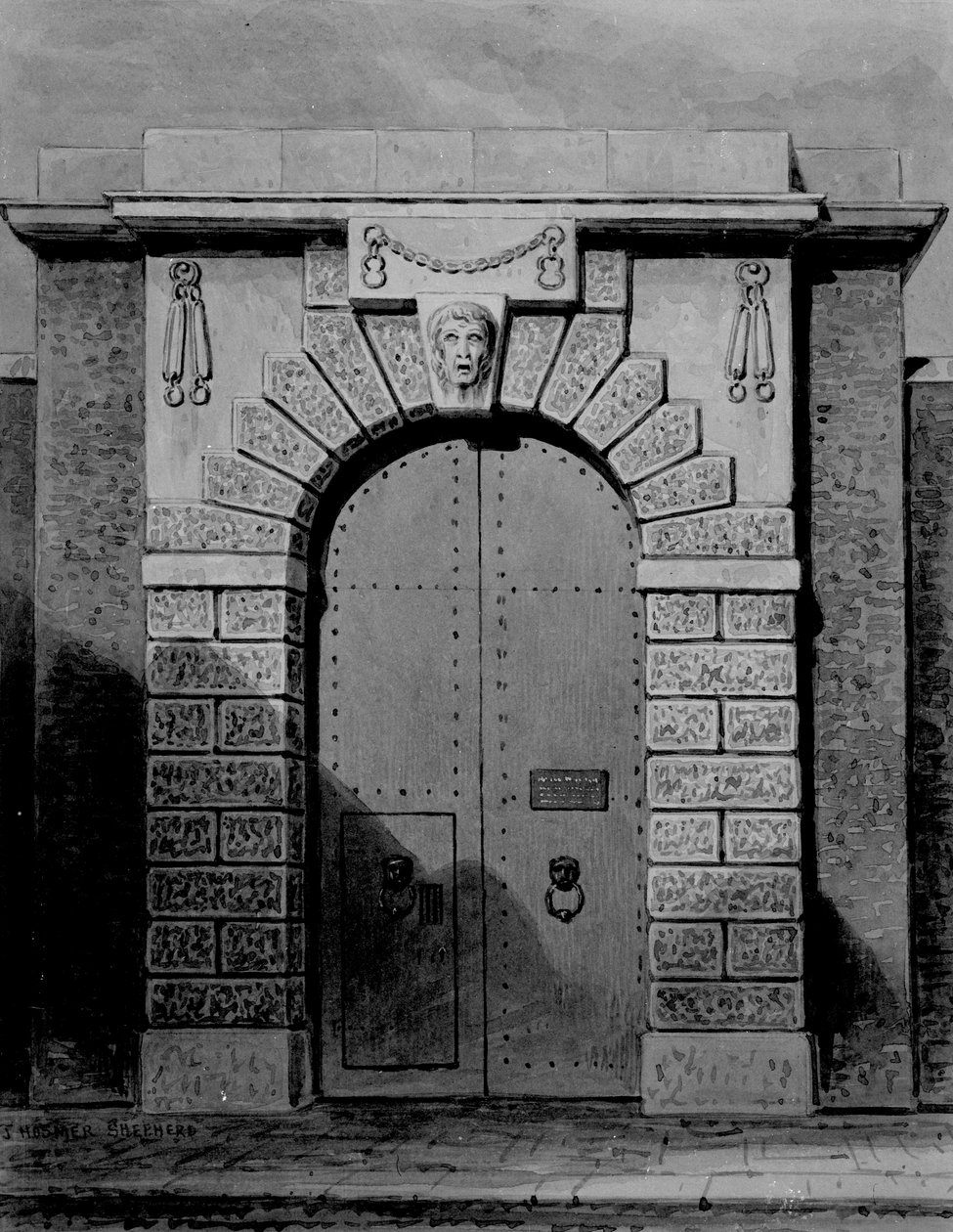 Pohled na Newgate od Thomas Hosmer Shepherd