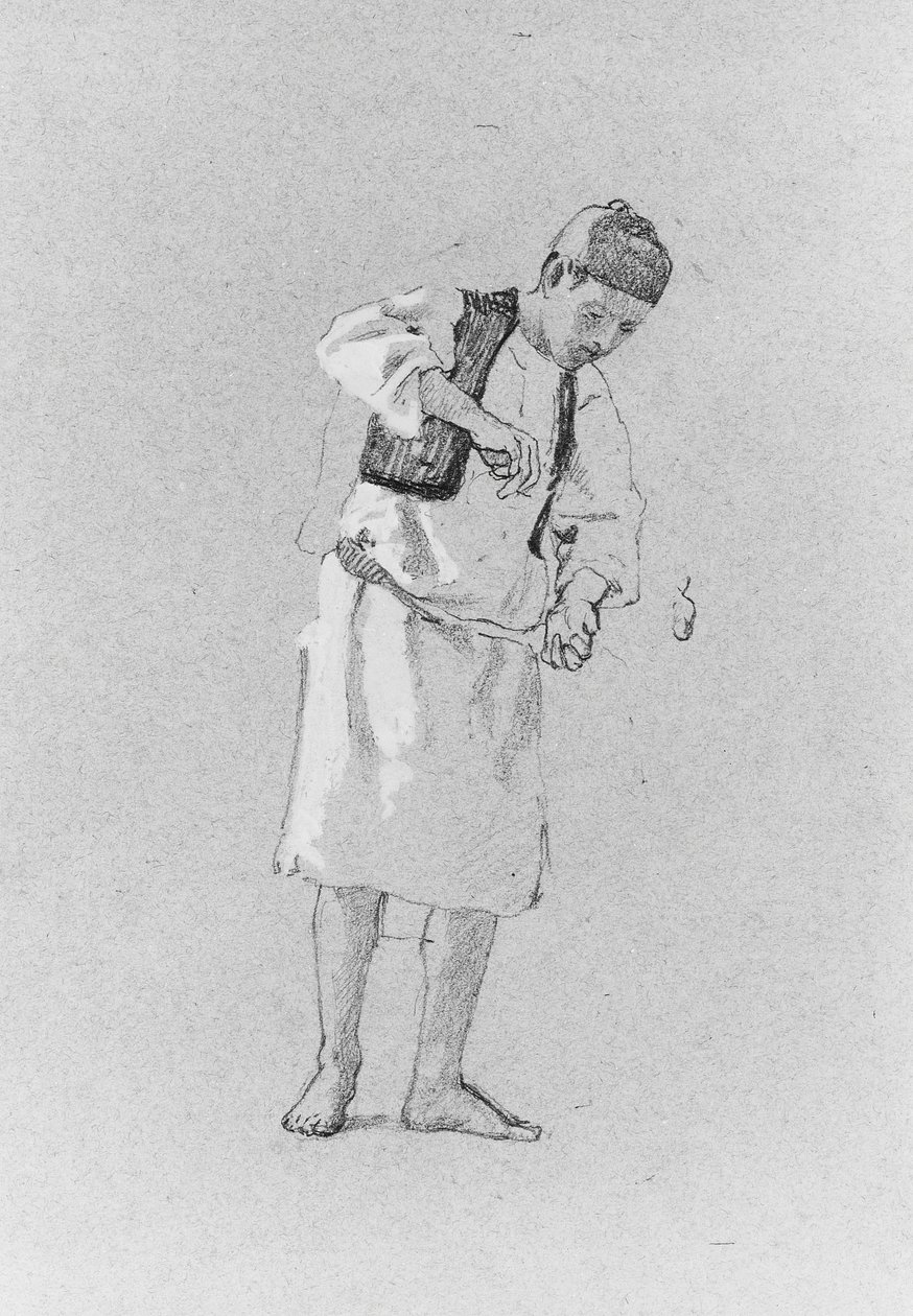Studie člověka. od Thomas Hovenden