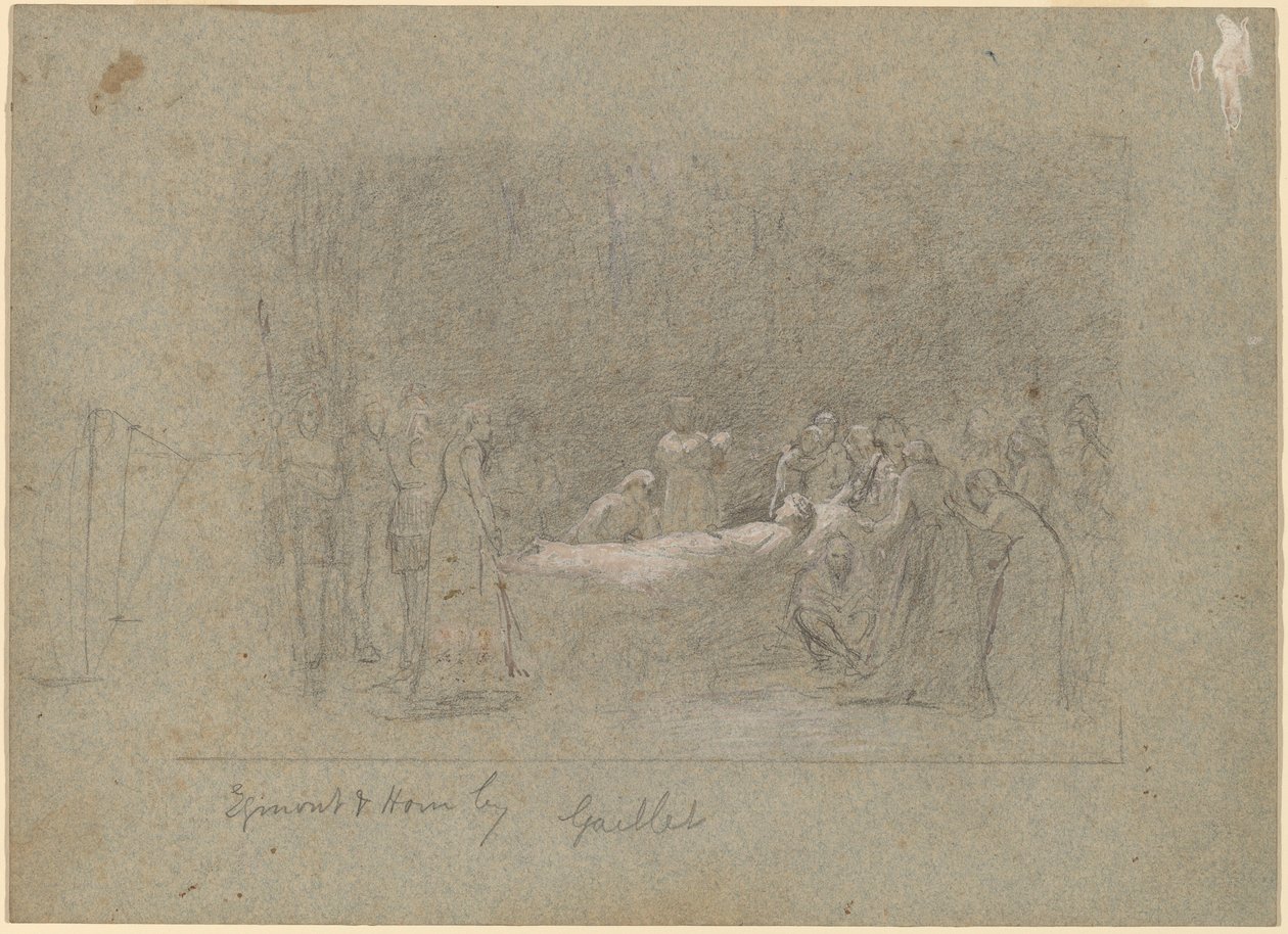Egmont a Hoorn od Thomas Hovenden after Bernard Gaillot