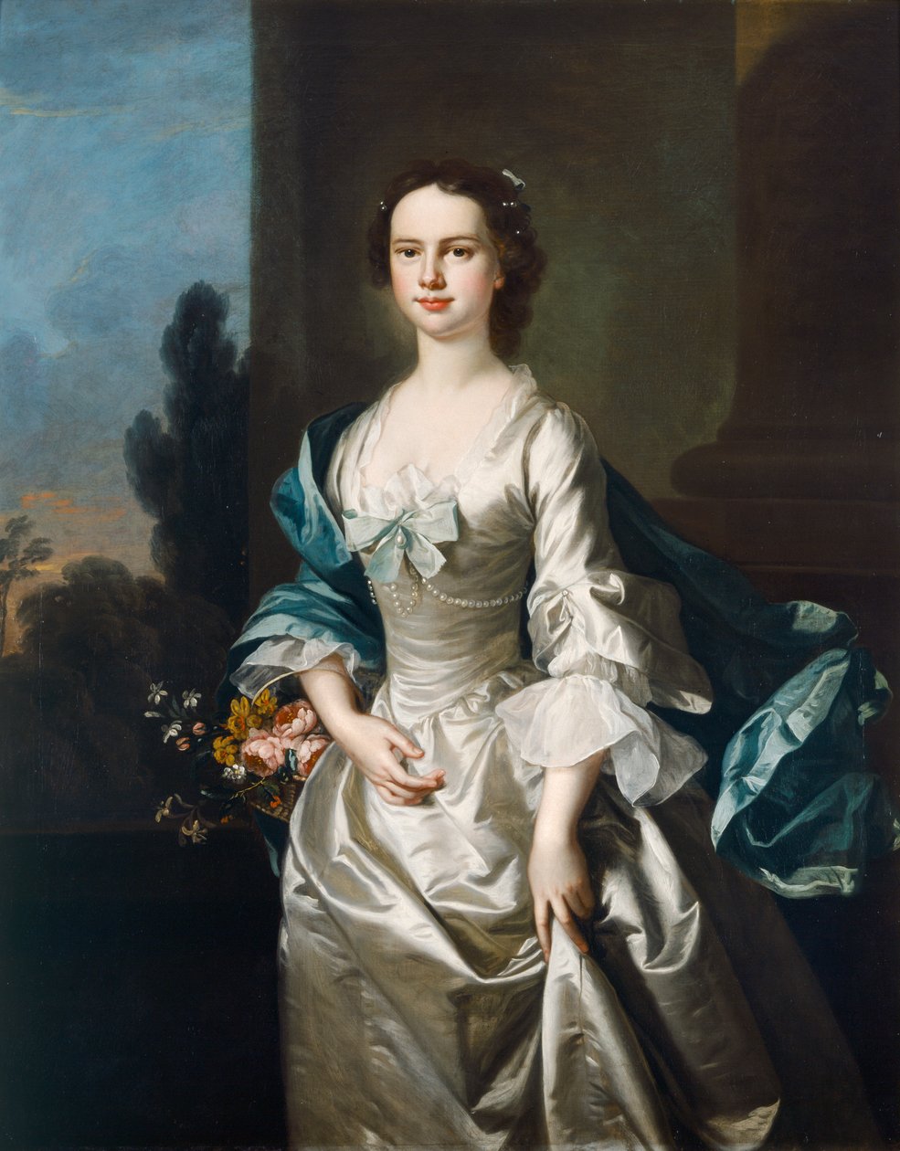 Margaretta Mabella (olej na plátně) od Thomas Hudson