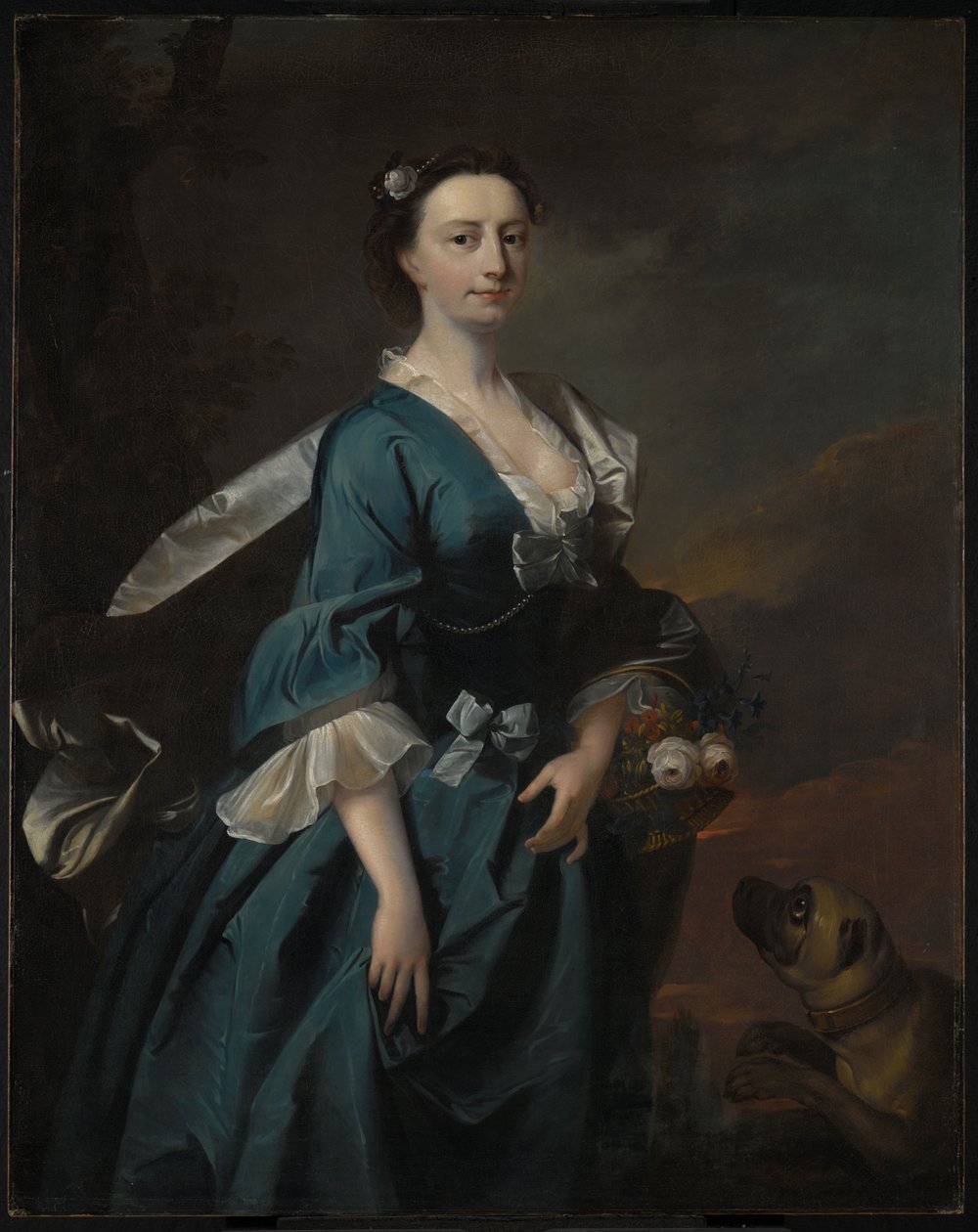 Paní John Wendt, kolem roku 1745 (olej na plátně) od Thomas Hudson
