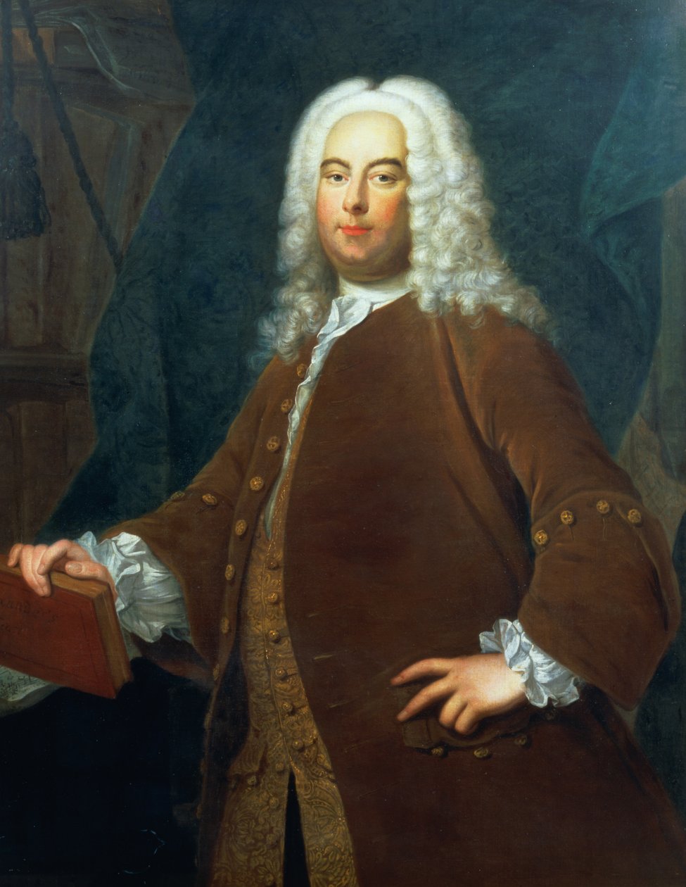 Portrét George Fredericka Händela (1685-1759) kolem roku 1736 od Thomas Hudson