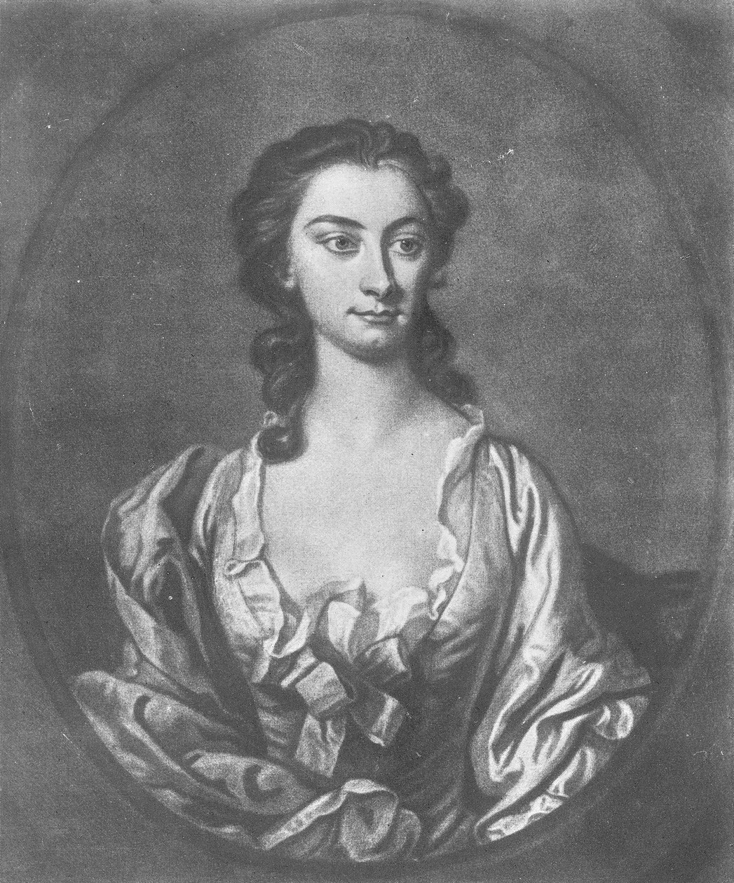 Portrét paní Cibberové (1714-1766), herečky a zpěvačky, vyryl John Faber (1684-1756), 1746 od Thomas Hudson