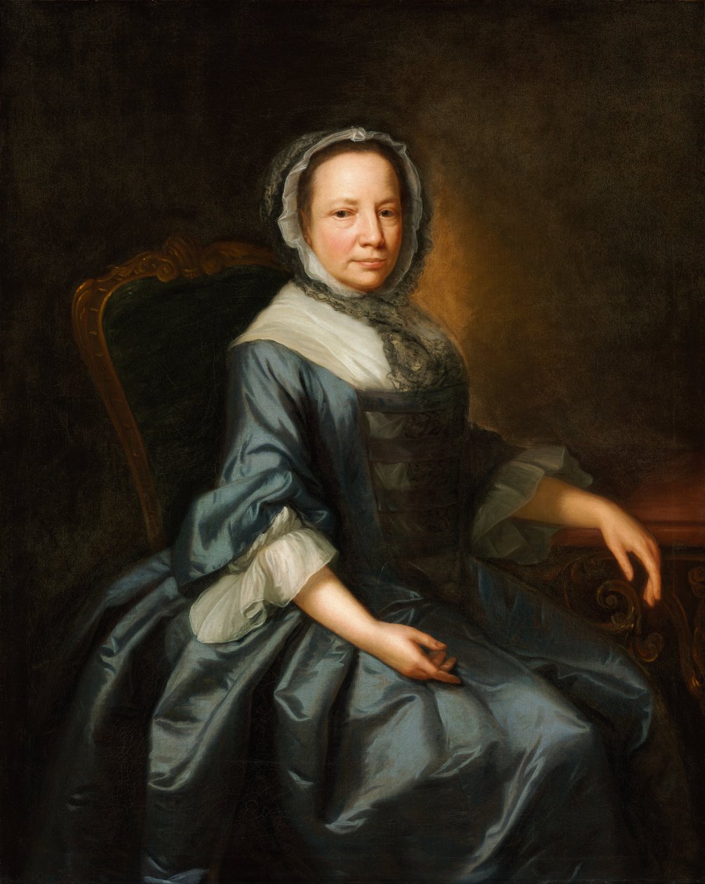 Portrét dámy od Thomas Hudson