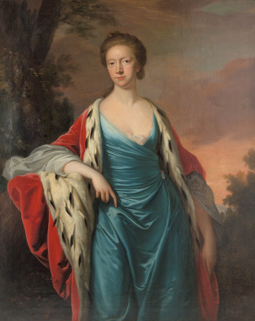 Princezna Mary Velké Británie 1723-1772, Landgravine of Hesse-Kassel, 50. léta 18. století. od Thomas Hudson